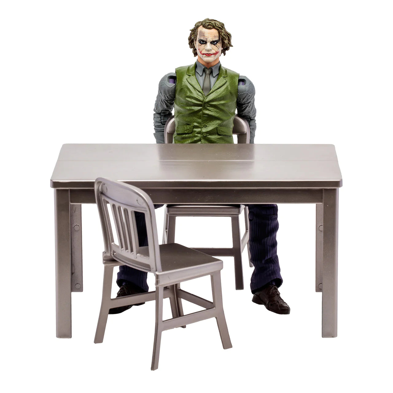 McFarlane Gold Label Action Figure Set - The Joker from The Dark Knight's Interrogation Room in DC Multiverse
