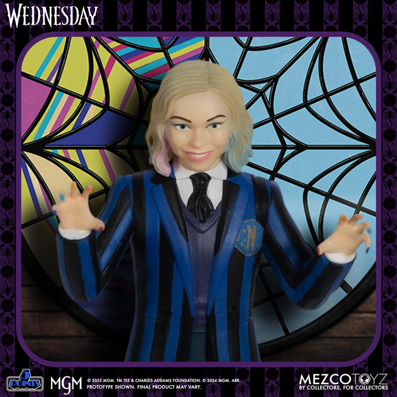 Mezco Retro 5 Points Wednesday Addams & Enid Sinclair Boxed Set