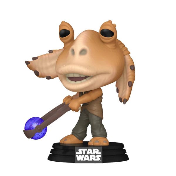 Star Wars The Phantom Menace 25th Anniversary Collectible Funko POP! Vinyl Figure of Jar Jar Binks Holding Booma Balls
