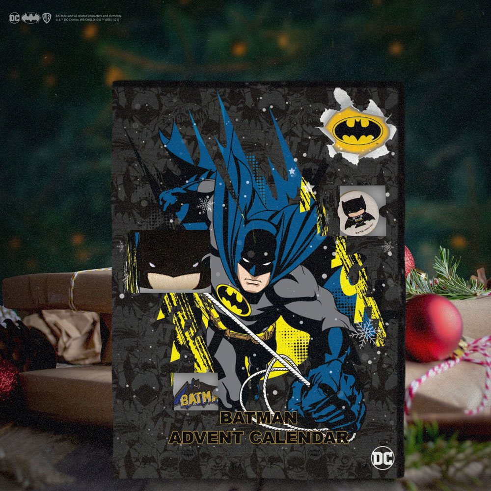 Officially Licensed DC Comics Batman Advent Calendar with 24 Surprises