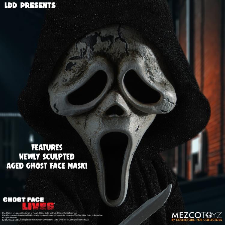Mezco 10-Inch Zombie Edition Living Dead Dolls Ghost Face Figure