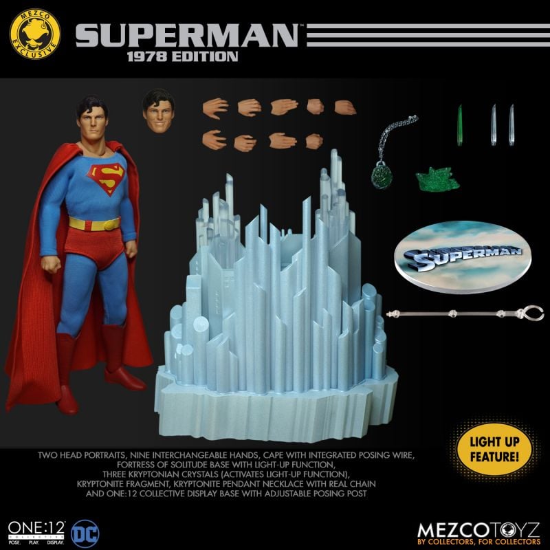 Exclusive DC Comics One:12 Collective Superman Figurine Inspired by the 1978 Film