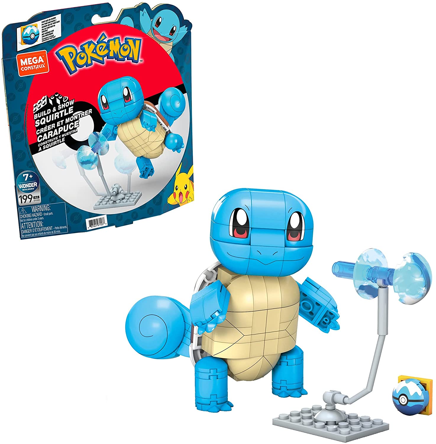 Mega Bloks Pokémon Building Set: Super - Sized Squirtle Model
