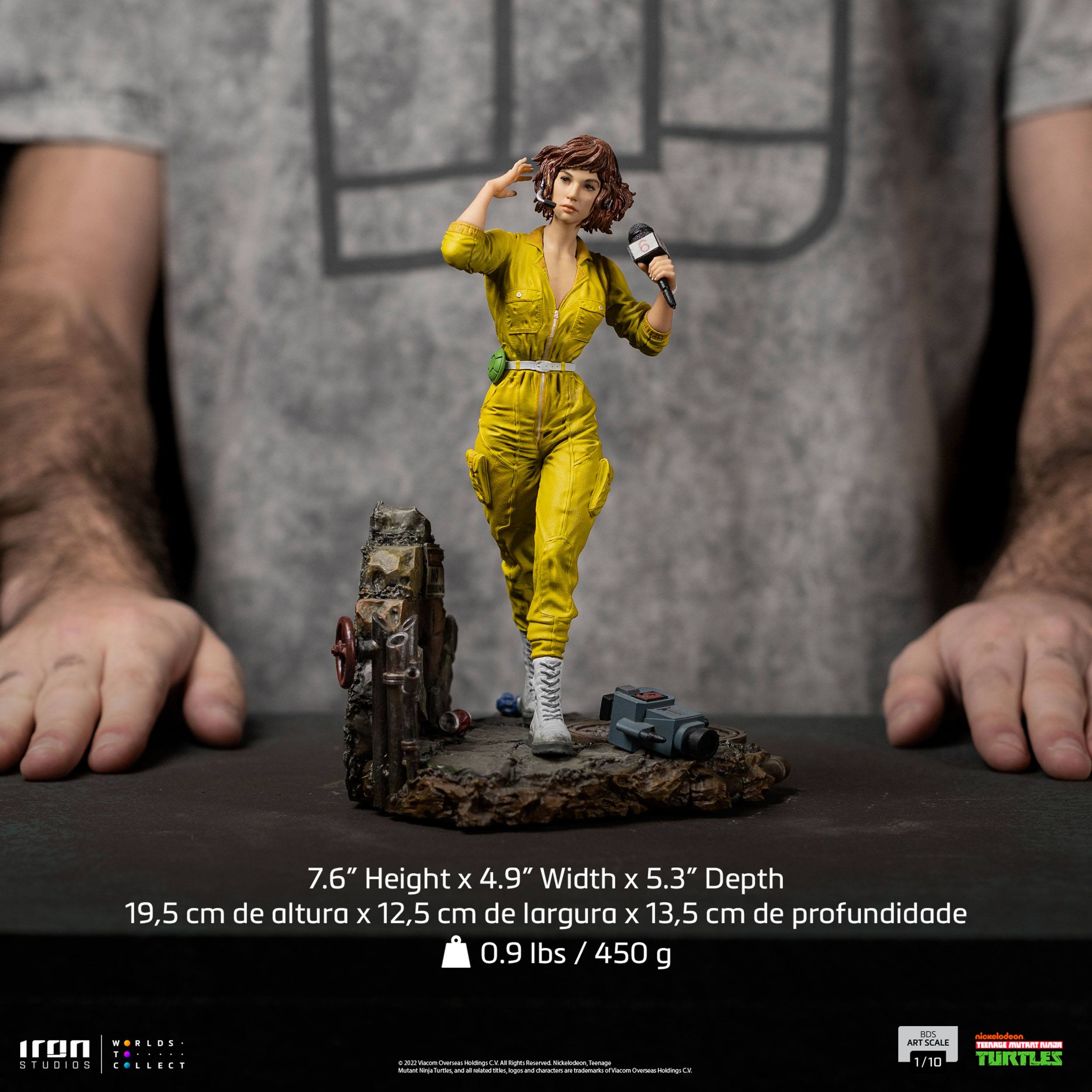 Iron Studios 1/10 Art Scale Teenage Mutant Ninja Turtles April O'Neil Statue