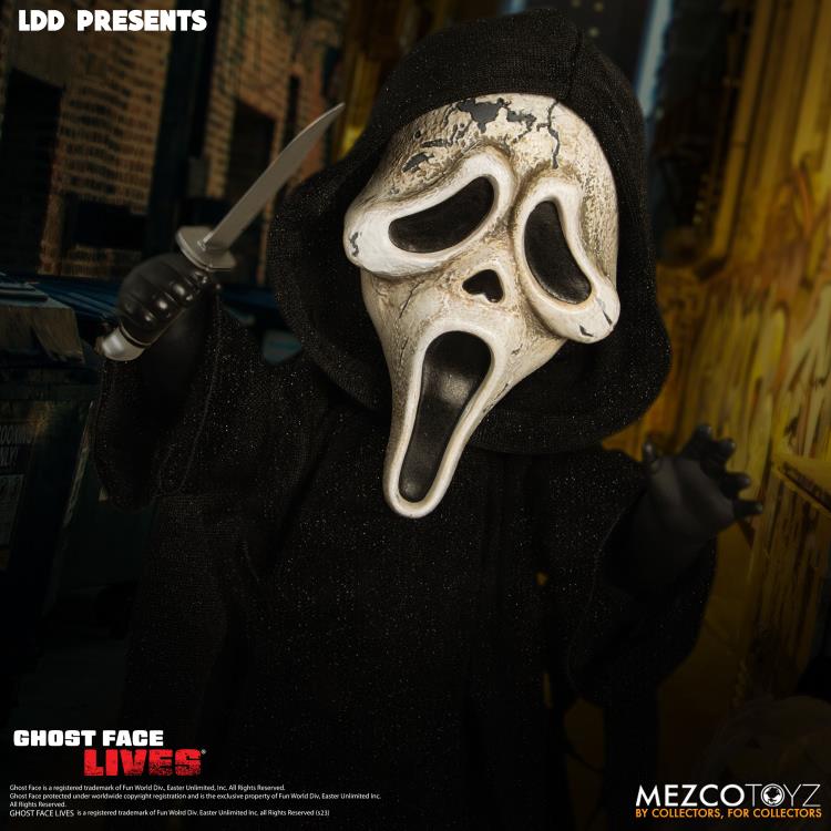 Mezco 10-Inch Zombie Edition Living Dead Dolls Ghost Face Figure