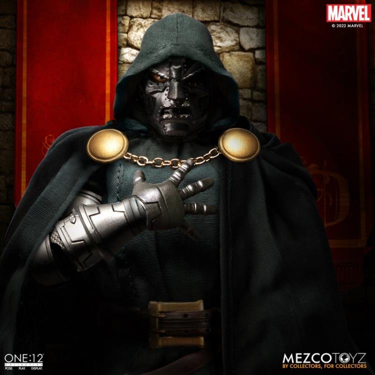 Mezco Marvel One:12 Collective Highly Detailed and Articulated Doctor Doom Action Figure Toy