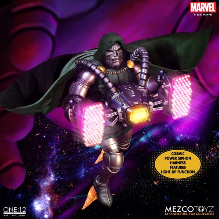 Mezco Marvel One:12 Collective Highly Detailed and Articulated Doctor Doom Action Figure Toy