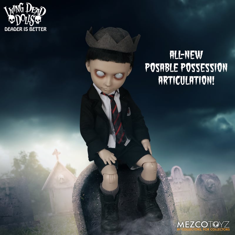 Mezco Collectible The Return of The Living Dead Dolls - Damien, a Spooky Schoolboy Figure
