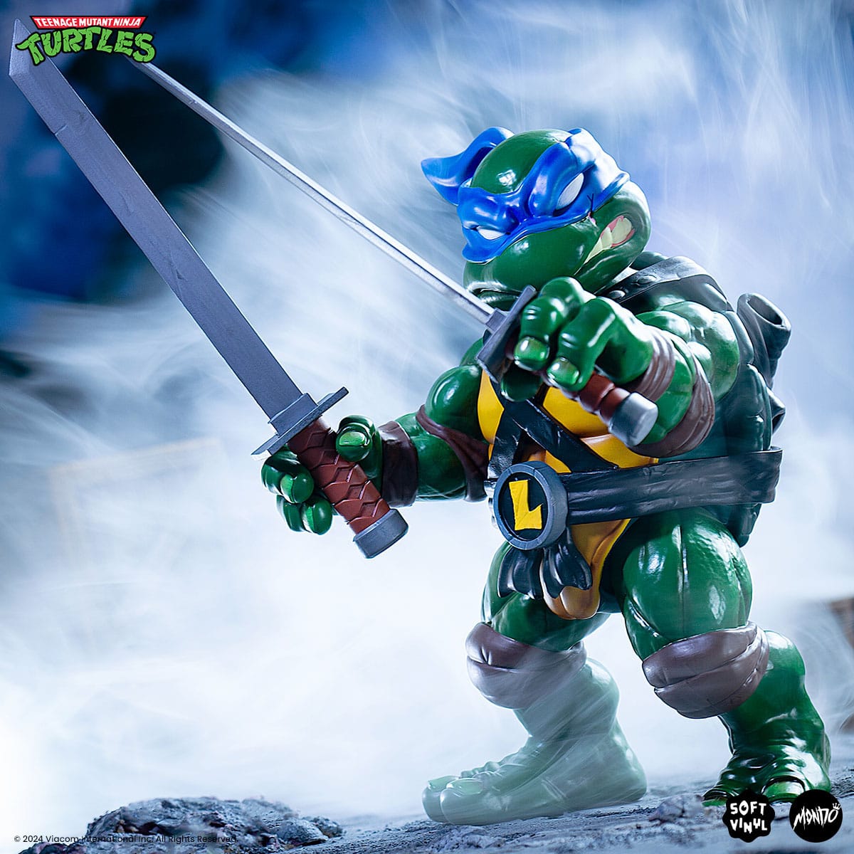 Mondo Premium Teenage Mutant Ninja Turtles Leonardo Soft Vinyl Collectible Action Figure