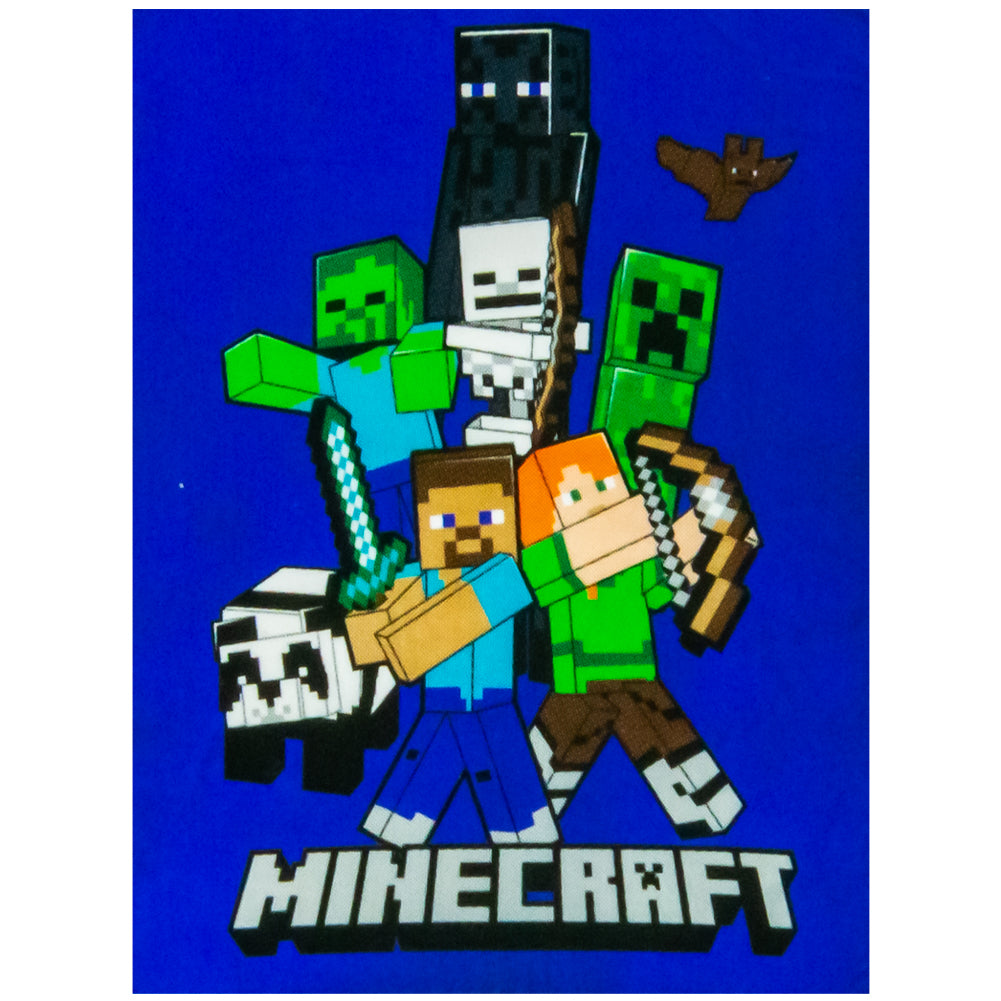 High - Quality Minecraft - Themed Polyester Fleece Blanket for Comfort