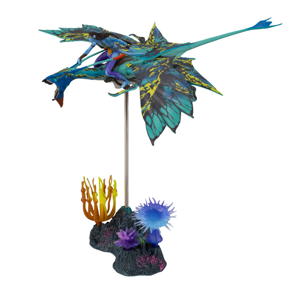 Mcfarlane's Deluxe Avatar: The Way of Water Neytiri and Banshee Action Figure Set