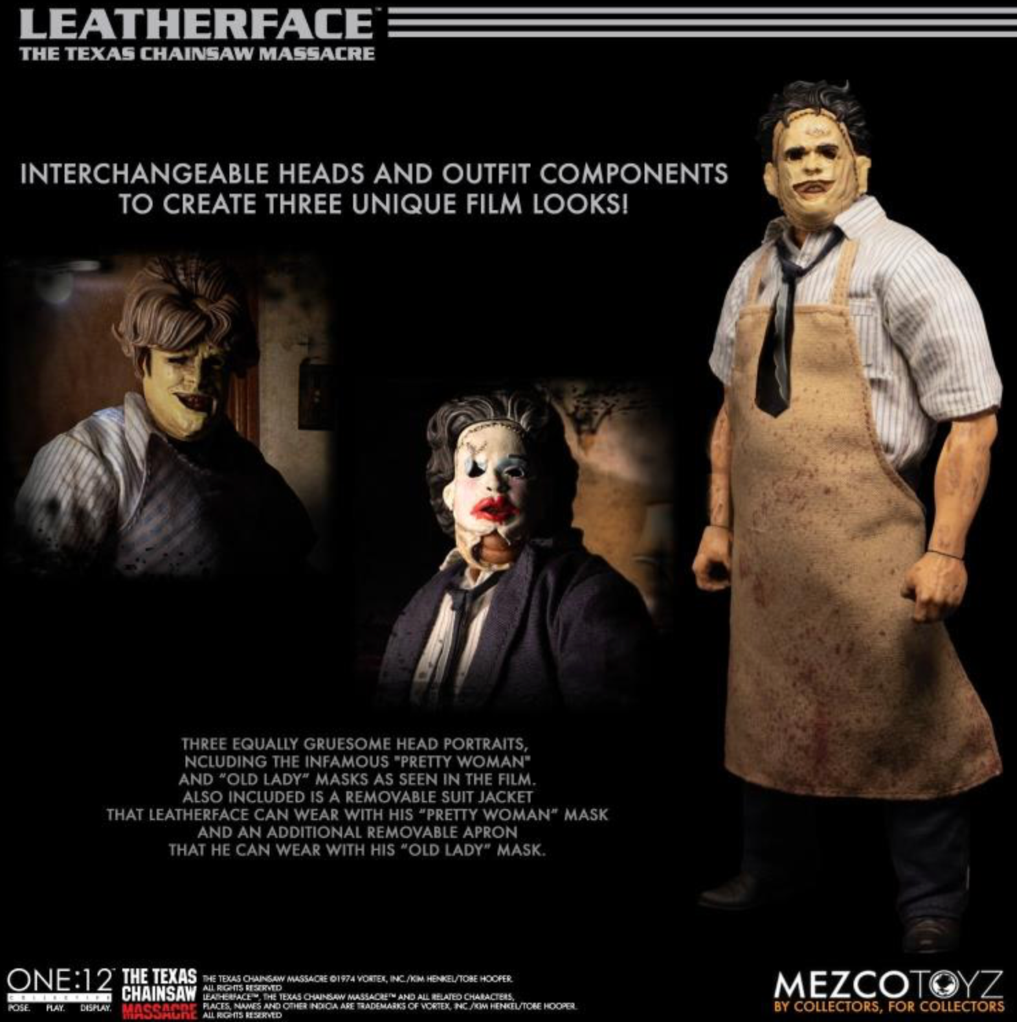 Mezco Deluxe One:12 Collective The Texas Chainsaw Massacre Leatherface Figure