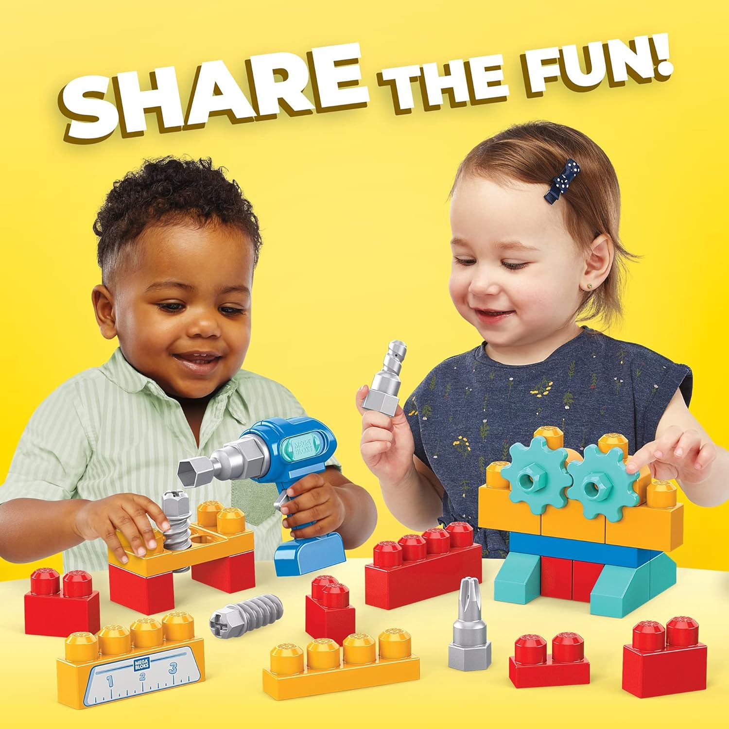 Mega Bloks Little Building Drill Toy Set for Toddlers