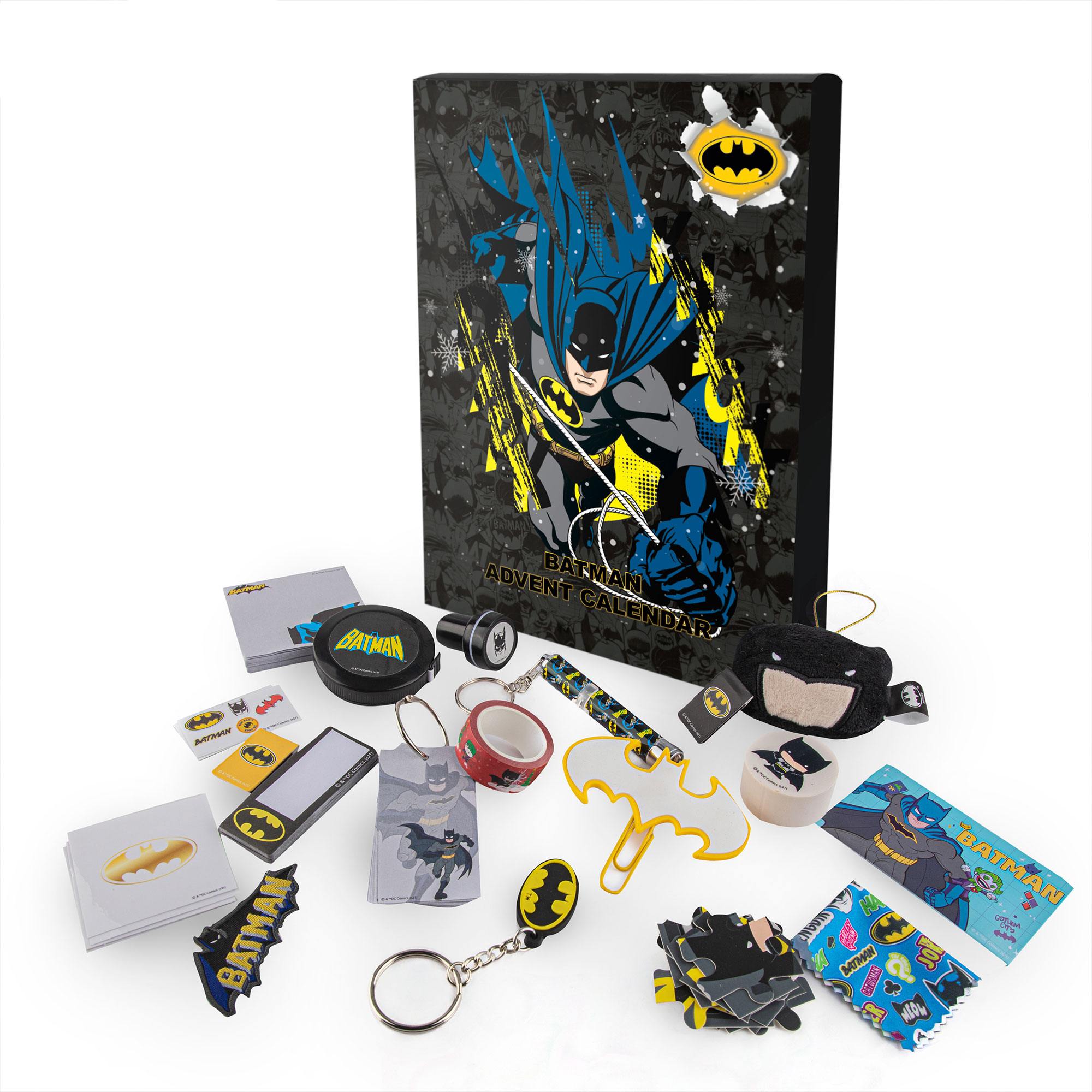 Officially Licensed DC Comics Batman Advent Calendar with 24 Surprises