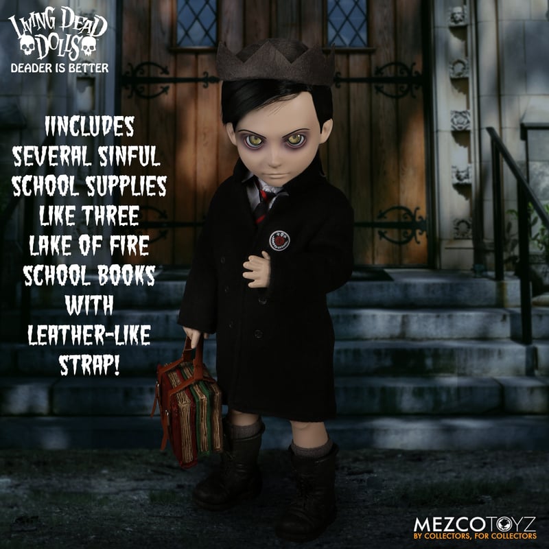 Mezco Collectible The Return of The Living Dead Dolls - Damien, a Spooky Schoolboy Figure