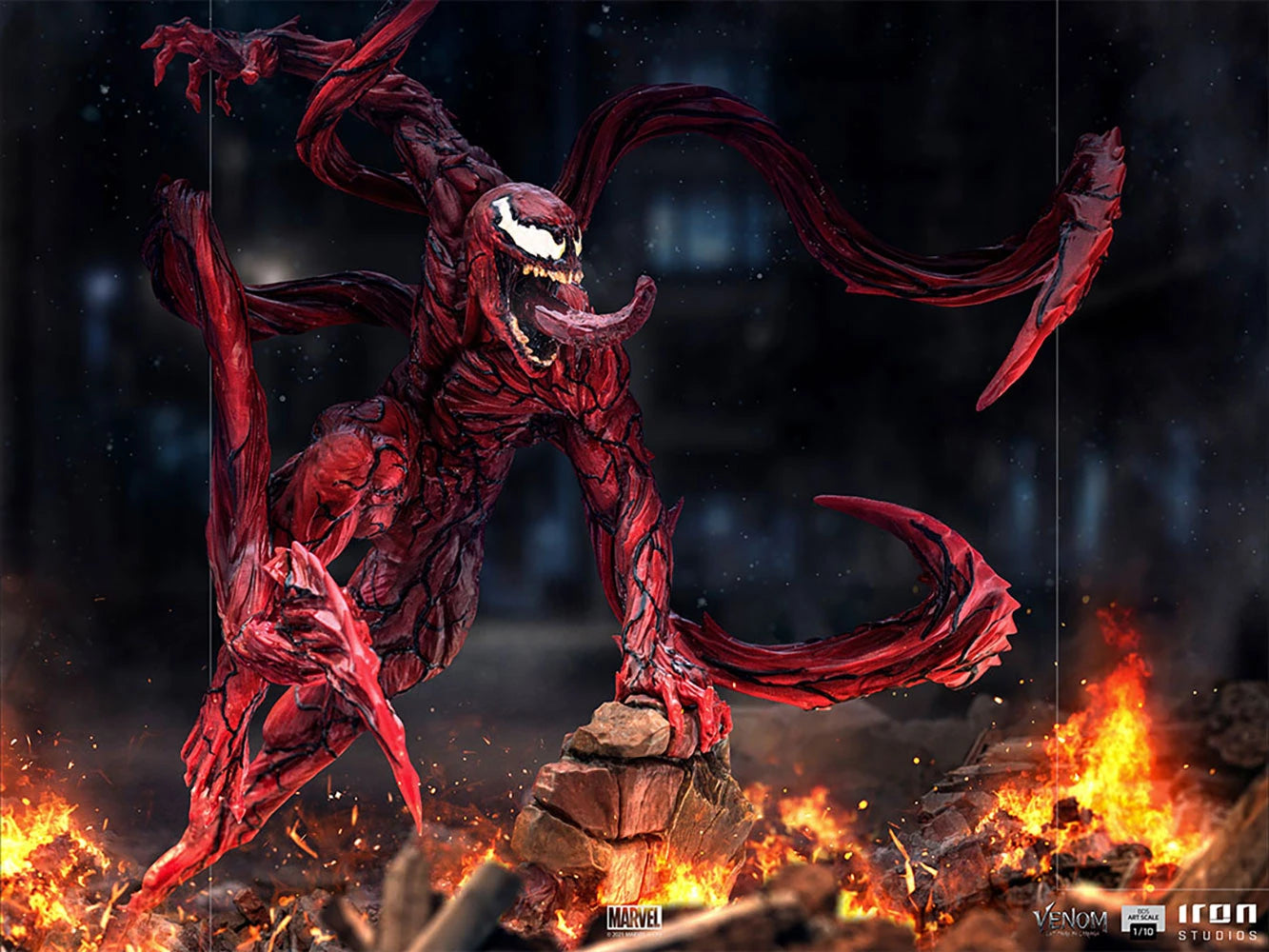 Iron Studios 1/10 Art Scale Limited Edition Venom: Let There Be Carnage Carnage Statue