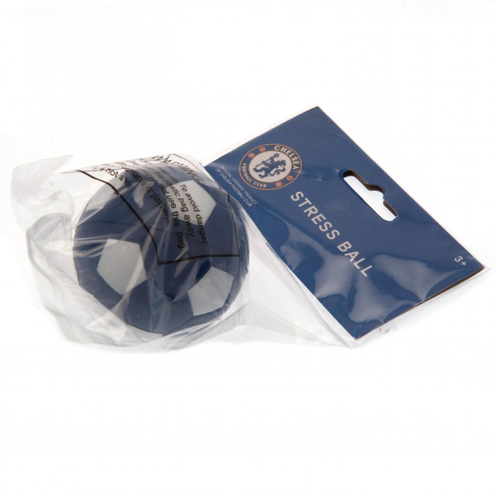 Chelsea FC PU Foam Stress Ball with Full - Colour Crest, 6cm Diameter