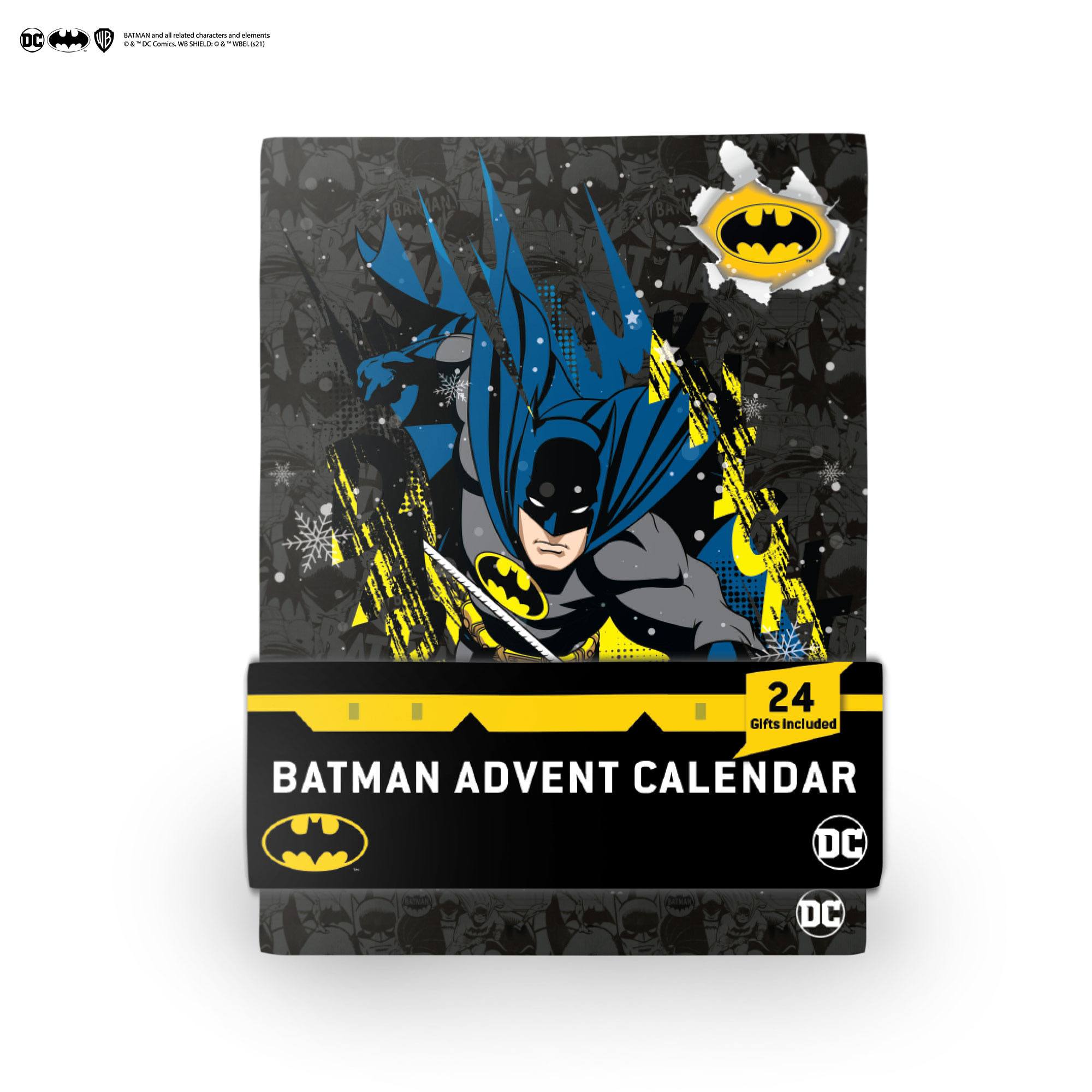 Officially Licensed DC Comics Batman Advent Calendar with 24 Surprises