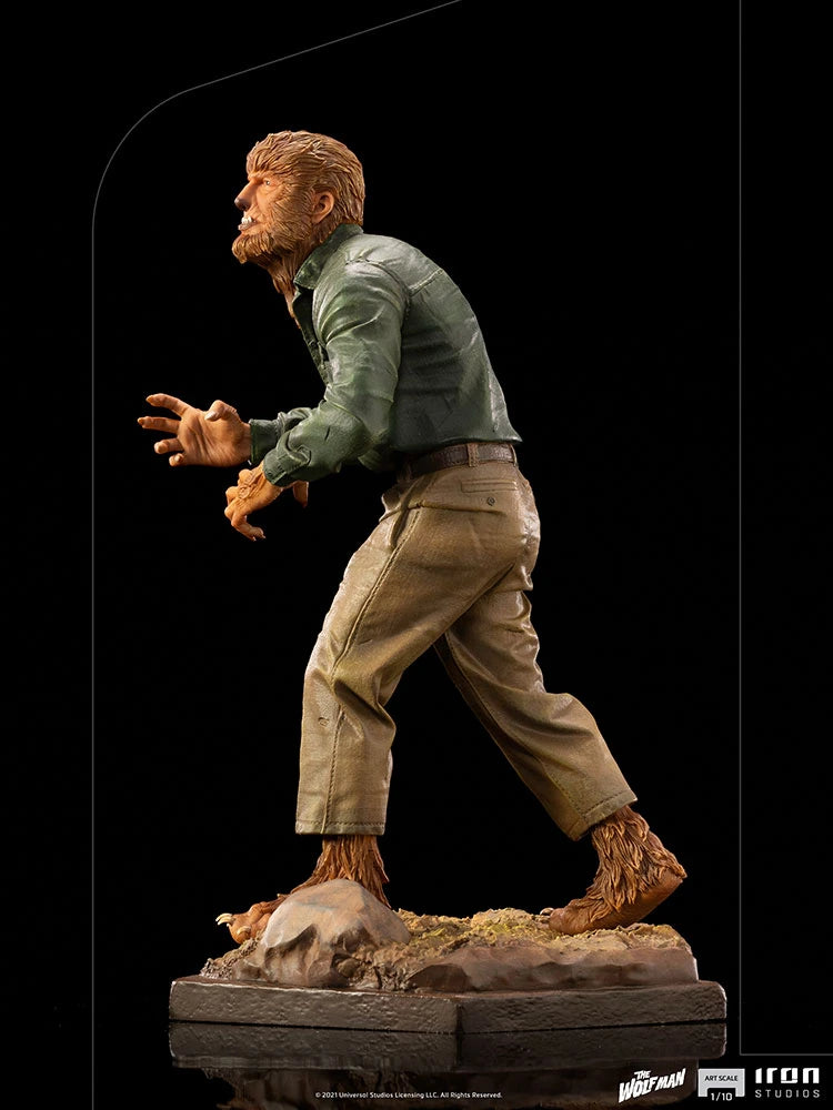 Iron Studios Collectible 1/10 Art Scale Statue of The Wolf Man from Universal Monsters