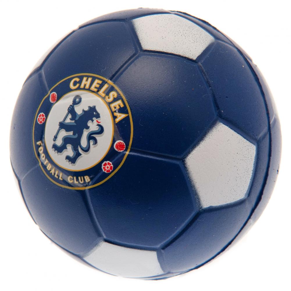 Chelsea FC PU Foam Stress Ball with Full - Colour Crest, 6cm Diameter