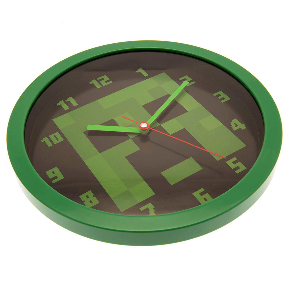 Decorative Minecraft Themed Wall Clock for Home Decoration