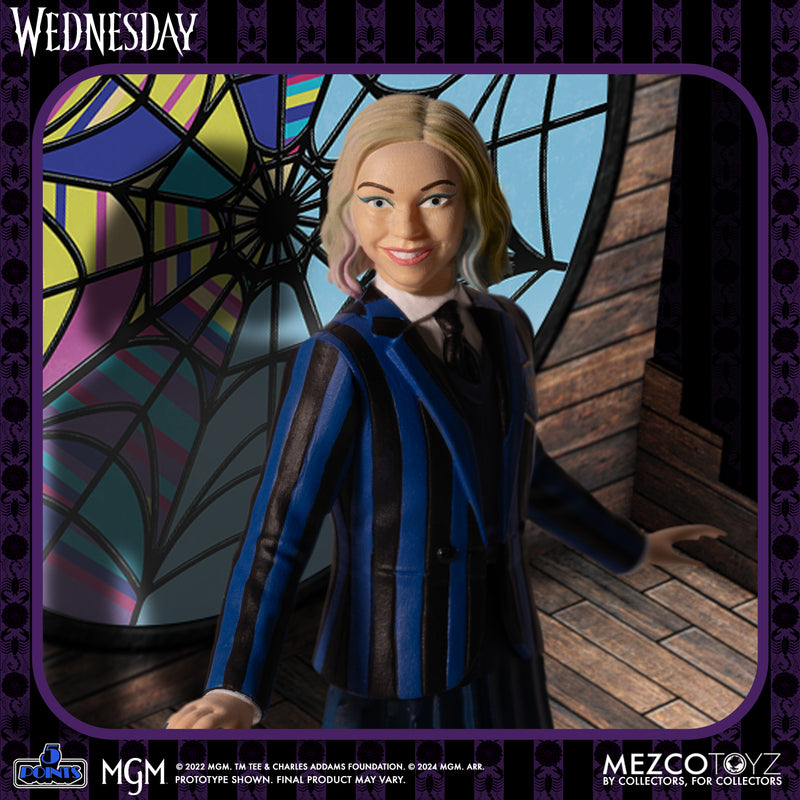 Mezco Retro 5 Points Wednesday Addams & Enid Sinclair Boxed Set