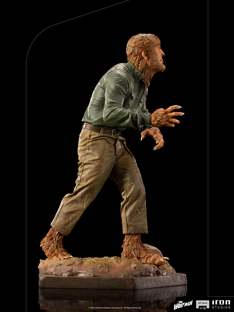 Iron Studios Collectible 1/10 Art Scale Statue of The Wolf Man from Universal Monsters