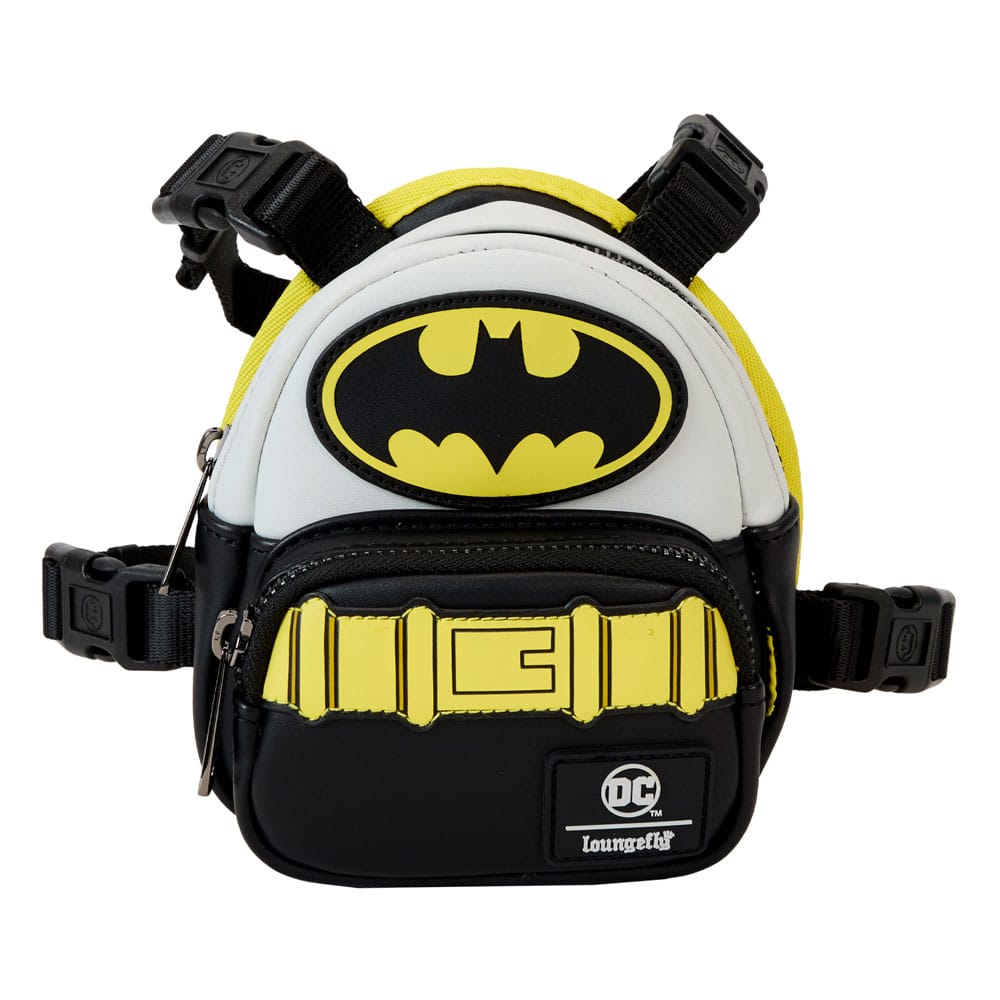 DC Comics Batman 85th Anniversary Loungefly Mini Backpack-Style Dog Harness - Size Large for Your Furry Friend