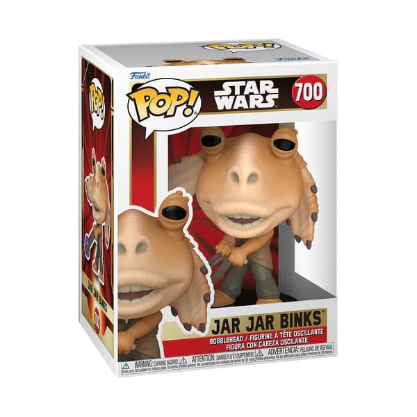 Star Wars The Phantom Menace 25th Anniversary Collectible Funko POP! Vinyl Figure of Jar Jar Binks Holding Booma Balls