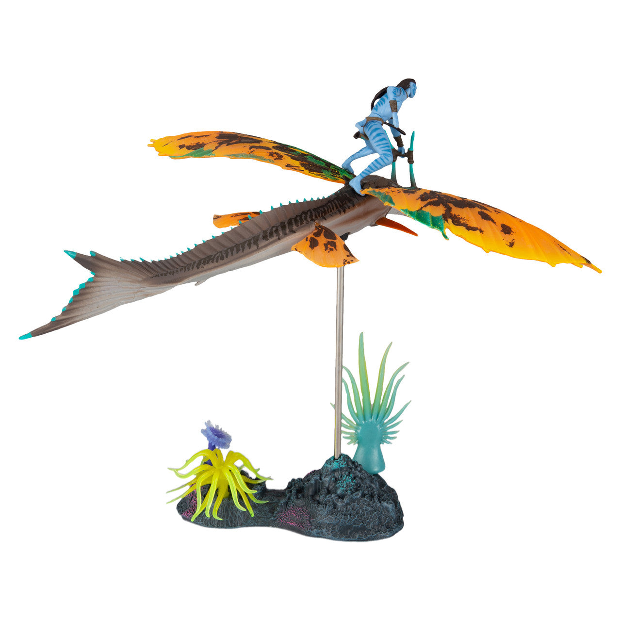 Mcfarlane Disney Avatar The Way Of Water Deluxe Jake Sully & Skimwing Articulated Action Figure Set