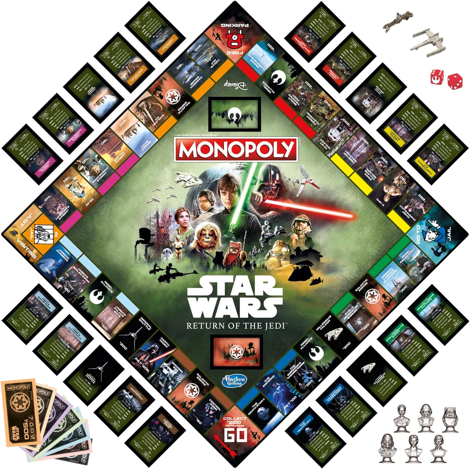 Monopoly 40th Anniversary Star Wars Episode VI Return of the Jedi Edition Board Game