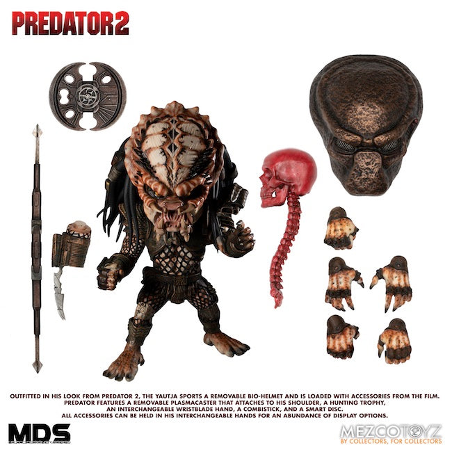 Mezco Deluxe 6-Inch Designer Series Figure of Predator 2 City Hunter