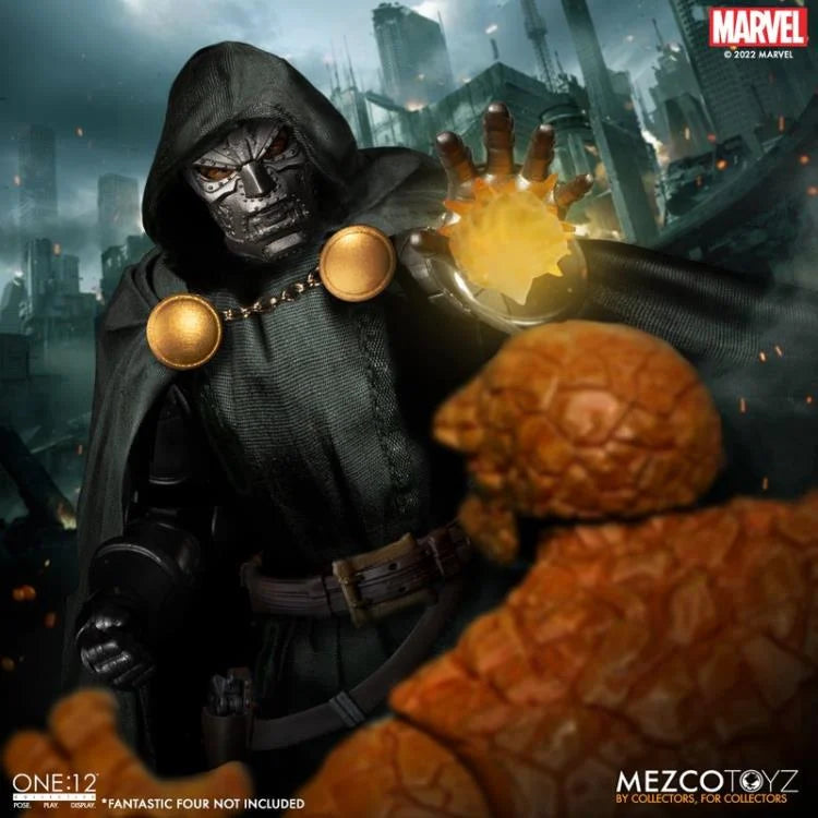Mezco Marvel One:12 Collective Highly Detailed and Articulated Doctor Doom Action Figure Toy