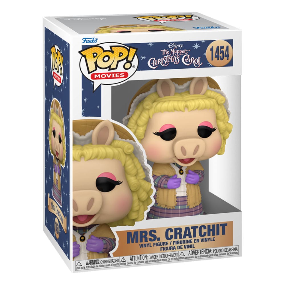 Disney Miss Piggy from The Muppet Christmas Carol POP! Vinyl Collectible Figure, Approx 9cm
