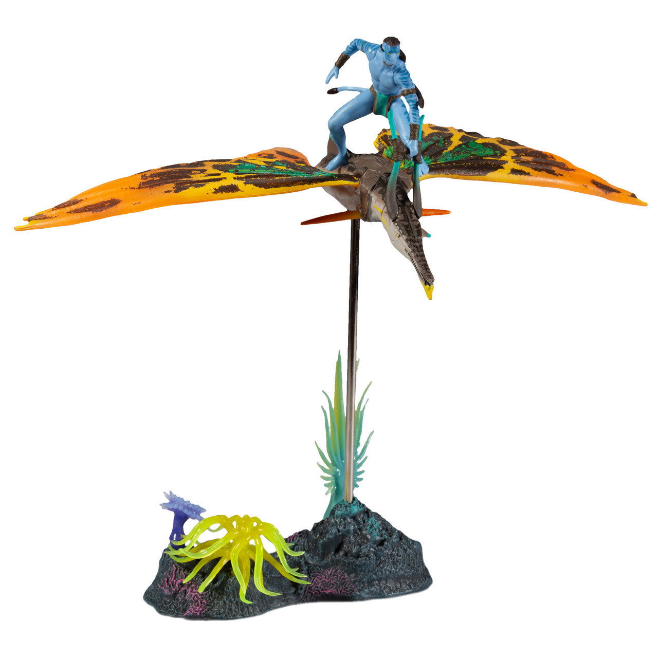 Mcfarlane Disney Avatar The Way Of Water Deluxe Jake Sully & Skimwing Articulated Action Figure Set