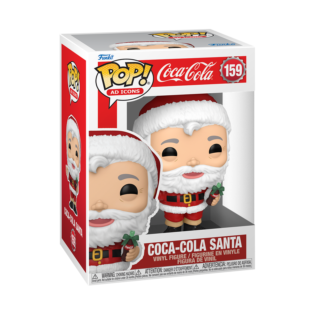 Funko Pop! Vinyl Figure: Vintage Coca Cola Santa with Bottle