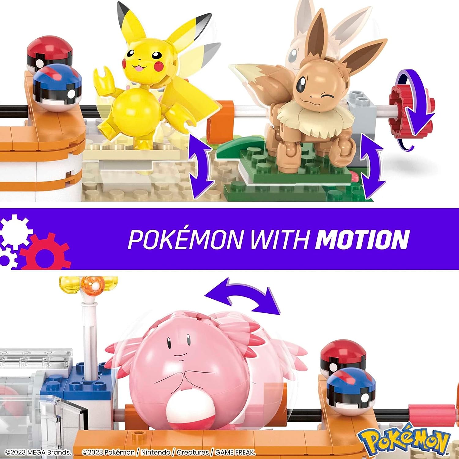 Mega Bloks Pokémon Center Interactive Building Construction Set