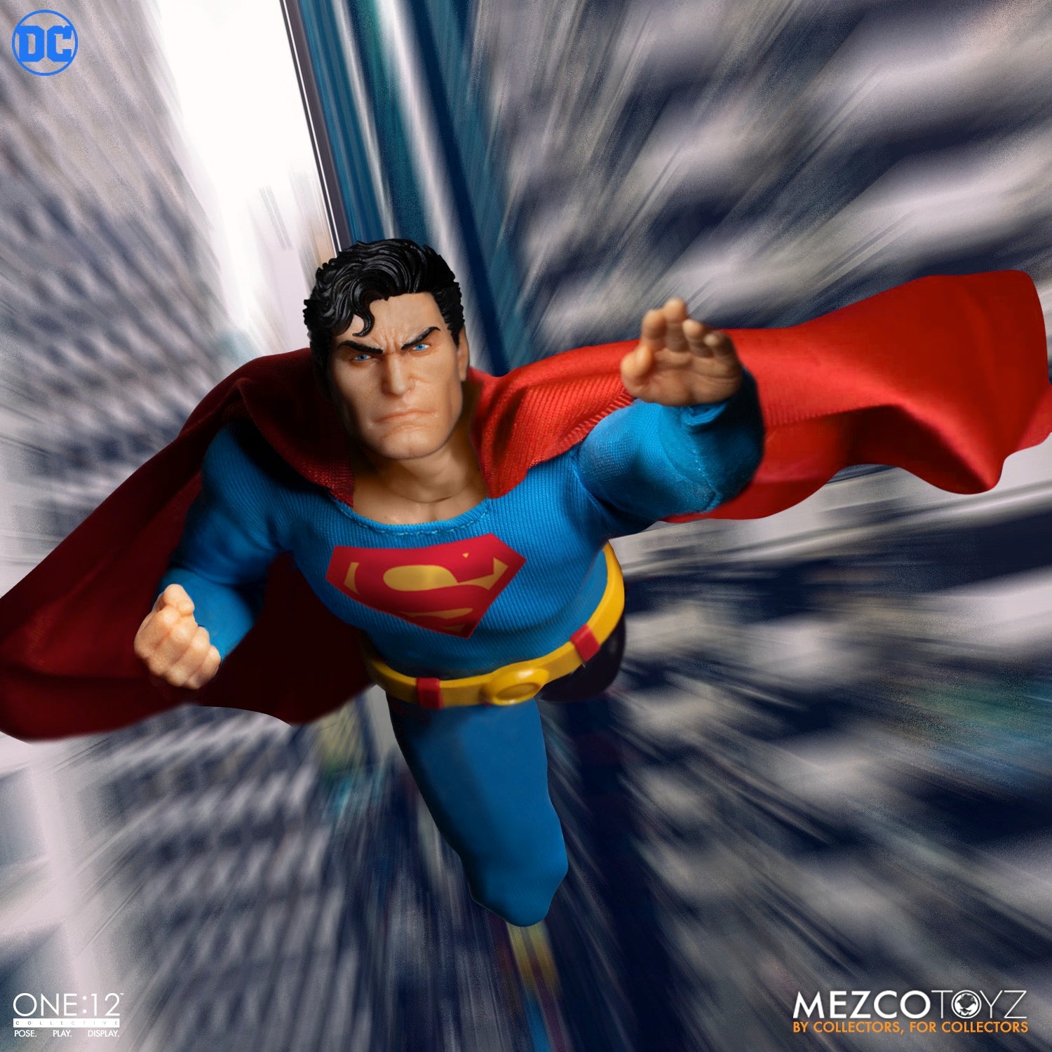 Mezco DC Comics One:12 Collective - Steel Edition Superman Action Figure