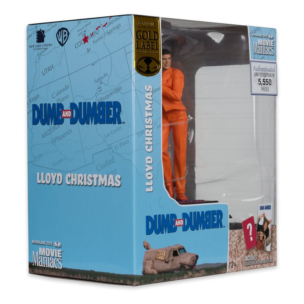 McFarlane Gold Label Dumb and Dumber Movie Maniacs Lloyd Christmas Collectible Figure