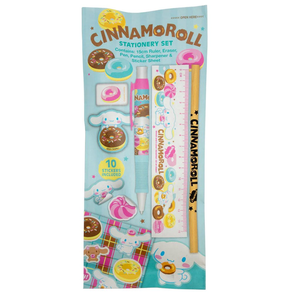 Colorful Cinnamoroll 6-Piece Stationery Collection for Daily Use