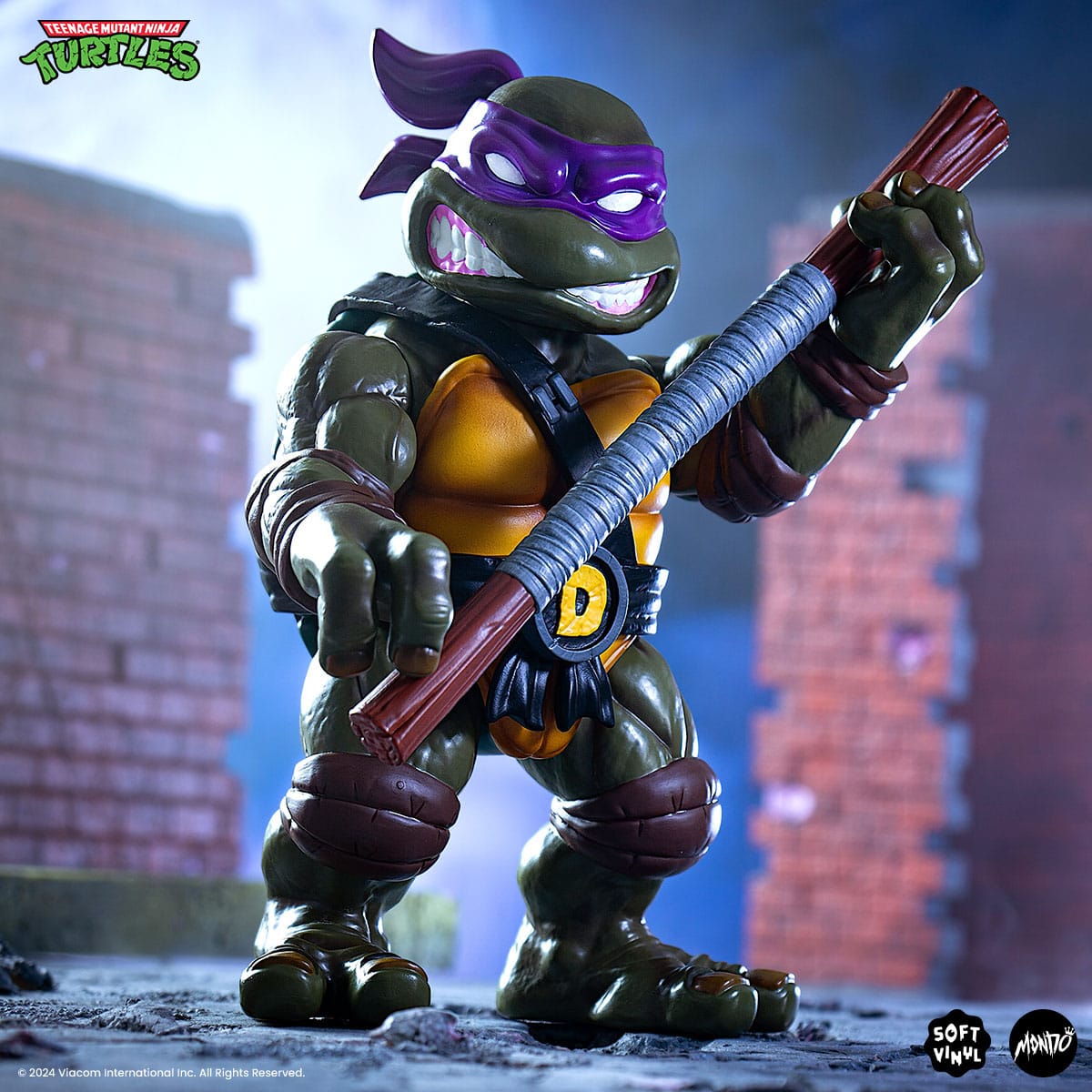 Mondo Premium Soft Vinyl Teenage Mutant Ninja Turtles Donatello Action Figure
