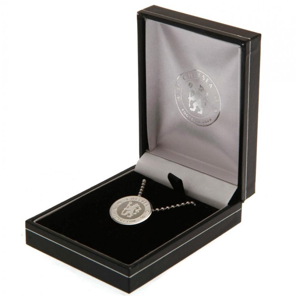 Chelsea Football Club Stainless Steel Pendant with Ball Chain - Ideal for Sports Fans
