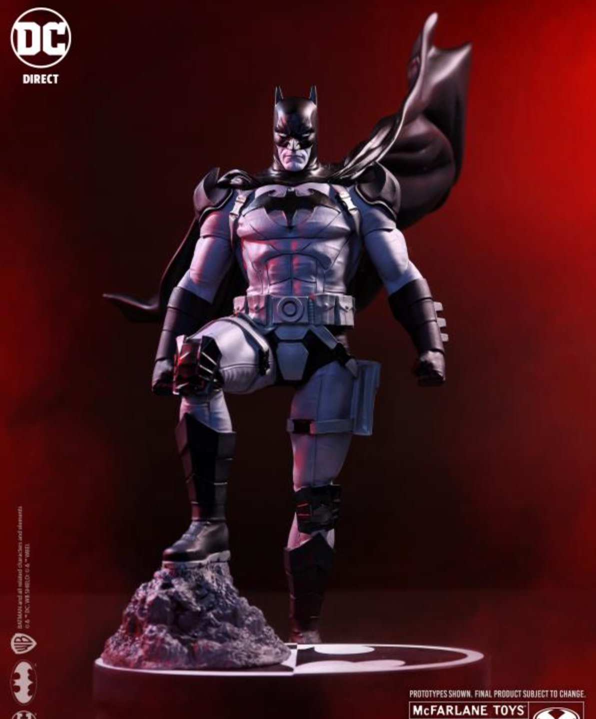 Limited Edition 1/10 Scale Mitch Gerads Batman Black & White Statue