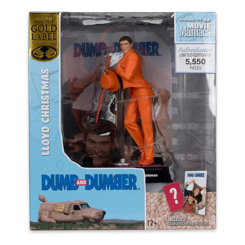 McFarlane Gold Label Dumb and Dumber Movie Maniacs Lloyd Christmas Collectible Figure