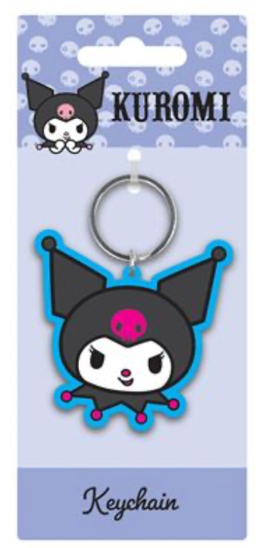Adorable Kuromi Smile Soft PVC Keychain for Your Belongings