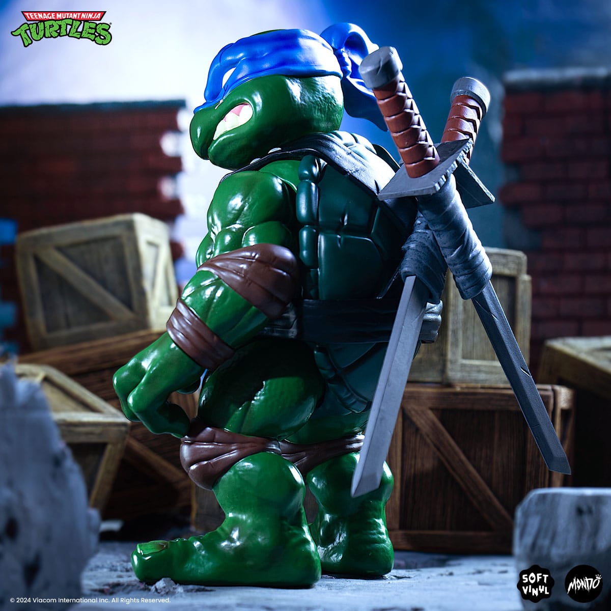 Mondo Premium Teenage Mutant Ninja Turtles Leonardo Soft Vinyl Collectible Action Figure