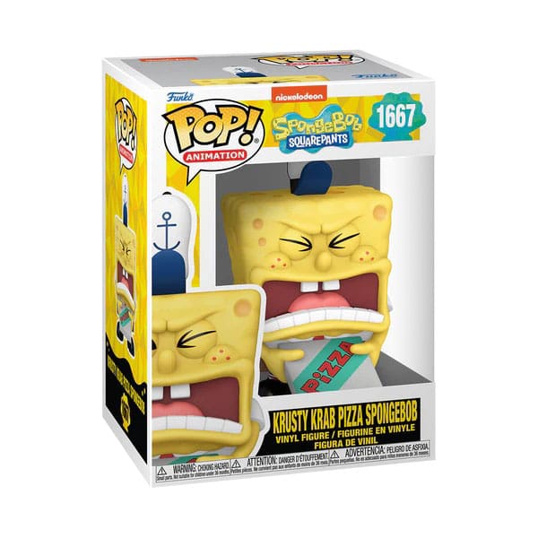 SpongeBob SquarePants 25th Anniversary Collectible Funko POP! Vinyl Figure of Krusty Krab Pizza SpongeBob