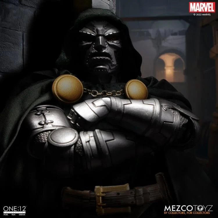 Mezco Marvel One:12 Collective Highly Detailed and Articulated Doctor Doom Action Figure Toy