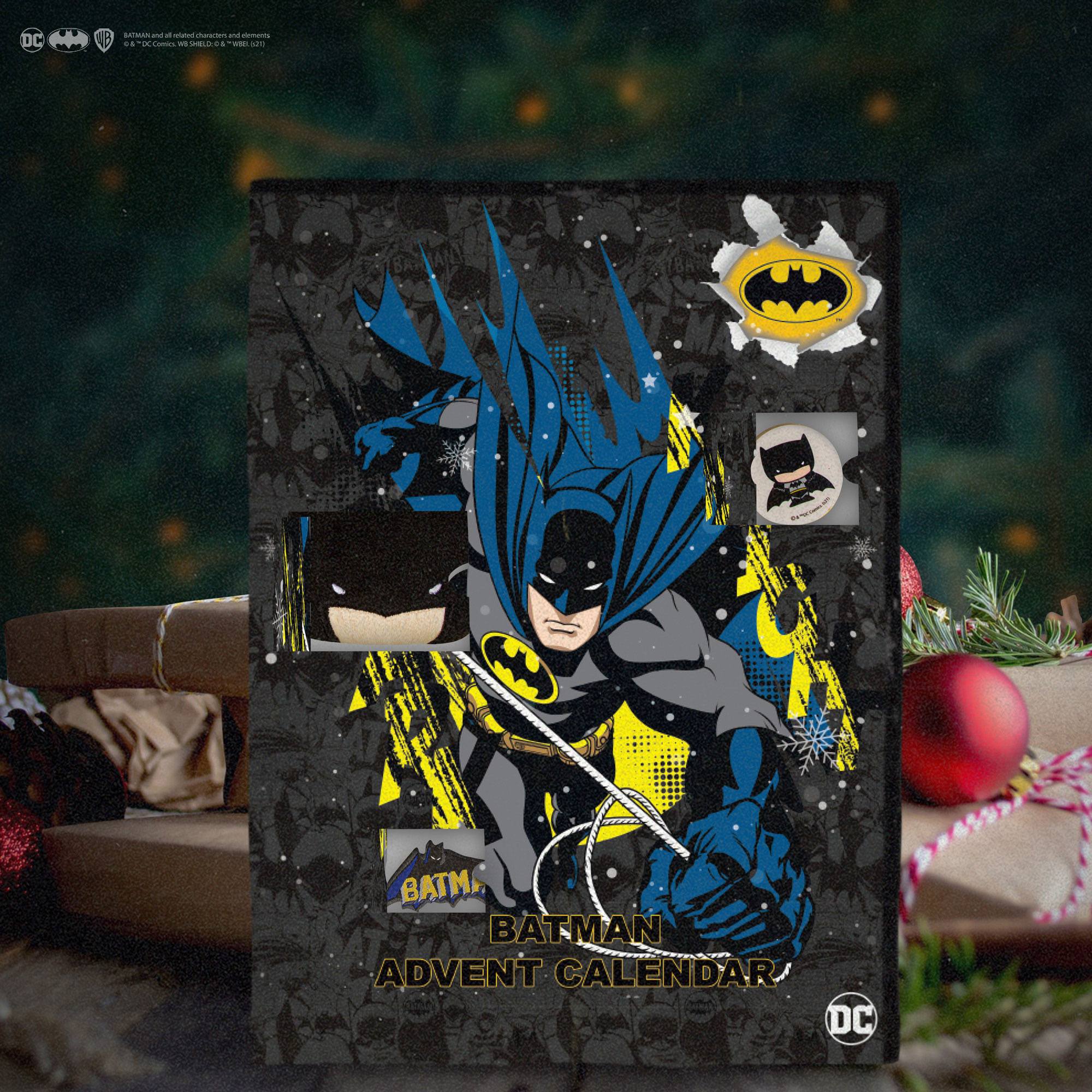 Officially Licensed DC Comics Batman Advent Calendar with 24 Surprises