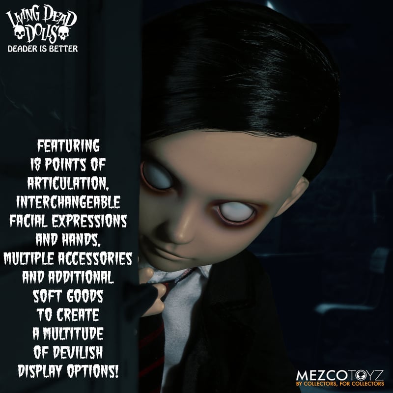 Mezco Collectible The Return of The Living Dead Dolls - Damien, a Spooky Schoolboy Figure